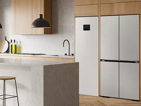 Samsung ClimateHub z tepelného čerpadla v kuchyni